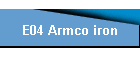 E04 Armco iron