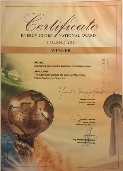 Energy Globe National Award 2015